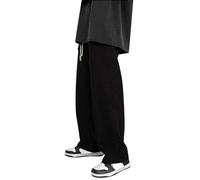 Munweiyu Jean baggy Y2K pour homme - Avec cordon de serrage - Coupe ample - Vintage - Jean évasé - Jambe large - Pantalon de travail - Streetwear - Coupe décontractée - Hip Hop