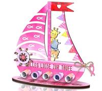 MUNZE 1X Cadeau Baptême Fille Rose Standard