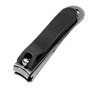 MUNZE 1X Coupe Ongle Bebe Petit - Coupe-Ongles Inoxydable Sûr Précis Avec Lime Intégrée Nouveau-Nés Noir