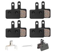 MUNZE 4 paires de plaquettes de frein à disque de vélo, convient pour, VTT E-Bike plaquettes, Plaquette de Frein VTT,Plaquette de Frein Trottinette Electrique.