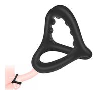 MUNZE Cockring 1 Pièce Noir 35Mm Diamètre Intérieur Élasticité Optimale Facile Enfiler Guide Utilisation Inclus Sécurité Confort