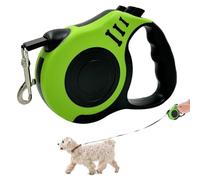 MUNZE Laisses Rétractables Pour Chiens, 1 Pièce Longueur 5M, Système De Guidage Perfectionné Ergonomique Pour Animaux Jusqu'À 15Kg (Vert)