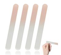 MUNZE Lime Ongle Bebe, 4 Pièces En Cristal Rose 9X1X0.3Cm Pour Soins Des Ongles De Bébé Et Jeunes Mamans