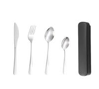 MUNZE Ménagères Assorties, Lot De 5 Pièces, Argent, Dimensions 20,0X4,3 Cm, Pour Ajouter Une Touche D’Ambiance À Votre Chambre, Salon Ou Salle À Manger