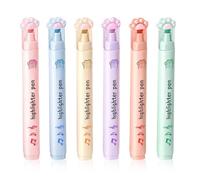 MUNZE Surligneur Legami 6 Pièces Standard Pattes De Chat Stylo Pastel Multicolore