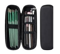 MUNZE Trousse À Crayons Eva, Trousse Scolaire Zippée Portable Antichoc Rigide, Pour Le Bureau Et L’École, Noir, Taille Standard, 1 Pièce