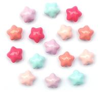 Muorruo 15 pièces de Magnets de réfrigérateur, Autocollants de Magnets puissants, Magnets 3D en Forme d'étoile colorée, magnétique décoratif, Magnets puissants pour Cuisine, Placard et