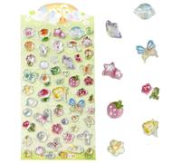 Muorruo 3D Puffy Stickers, Autocollants Kawaii Mignons avec Motifs de Dessin Animé, Autocollants PVC de Qualité pour Enfants, Élèves, Amateurs de Loisirs Créatifs pour Albums, Planners, Ordinateurs