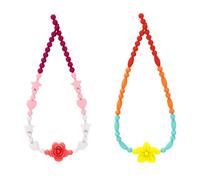 Muorruo Collier de Dentition en 2 Parties pour bébés, Design de sécurité en Une pièce pour Tout-Petits, chaînes de Mastication pour Enfants sensoriels et Adultes avec autisme, TDAH, Agitation,