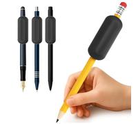 Muorruo Pack de 3 poignées de Crayon pondérées, Aide à l'écriture en Silicone pour Enfants, Personnes âgées et Personnes ayant des Besoins spécifiques, améliore l'écriture avec la motricité Fine