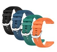 Muovrto Bracelet de 18 mm pour Garmin Forerunner 255S/Venu 2S/vivoactive 4S, 22 mm de Largeur Bracelet de Montre de Rechange en Silicone pour Garmin forerunner 255/Venu 2/ Vivoactive 4