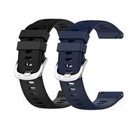 Muovrto Bracelet de 18 mm pour Garmin Forerunner 255S/Venu 2S/vivoactive 4S, 22 mm de Largeur Bracelet de Montre de Rechange en Silicone pour Garmin forerunner 255/Venu 2/ Vivoactive 4