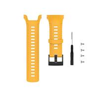 Muovrto Bracelet de Rechange pour Suunto 5, Bracelet de Montre Étanche en Silicone Orange, Unisexe, Standard, 122.5mm+92mm