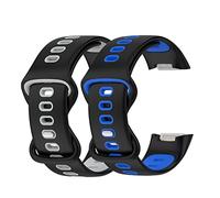 Muovrto Bracelet pour Fitbit Charge 5/Charge 6, Bracelet de Montre Remplacement en Silicone