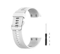 Muovrto Bracelet pour Garmin Forerunner 35, Bracelet Remplacement en Silicone pour Garmin Forerunner 30 (Blanc)