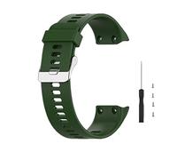 Muovrto Bracelet pour Garmin Forerunner 35, Bracelet Remplacement en Silicone pour Garmin Forerunner 30 (Vert militaire)