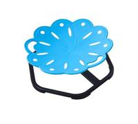 Mupingfenglan Children Training Seat Chaise Enfant Sensorielle Siège Pivotant Fauteuil Rotatif Chaise d'Entraînement Design Fleur et, Métal Base-Bleu, Chaise Pivotante Lumineuse en Forme De Paon