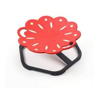 Mupingfenglan Children Training Seat Chaise Enfant Sensorielle Siège Pivotant Fauteuil Rotatif Chaise d'Entraînement Design Fleur et, Métal Base-Rouge, Chaise Pivotante Lumineuse en Forme De Paon