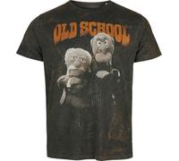 Muppets Le Show Old School Homme T-Shirt Manches Courtes Gris XL 100% Coton Regular/Coupe Standard