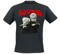 Muppets Le Show Old School Homme T-Shirt Manches Courtes Noir 4XL 100% Coton Regular/Coupe Standard