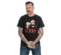 Muppets Le Show Old School Homme T-Shirt Manches Courtes Noir 5XL 100% Coton Regular/Coupe Standard