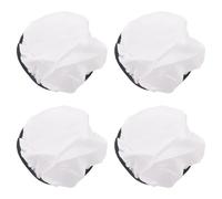 muqeu 4 Diffuseurs de Lumière de 18 cm, Couvercle de Lampe Diffuseur Doux, Abat-Jour Blanc, pour Réflecteurs Stroboscopiques de Studio