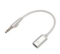 muqeu Câble Audio 3,5 mm Mâle vers Type C, Adaptateur Audio Analogique pour Casque pour Lecteur MP3, Ordinateur Portable, Tablette C