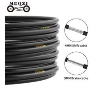 MUQZI 3m boîtier de câble ligne de changement de frein 4mm 5mm boîtier vtt vélo de route dérailleur manette de vitesse câble fil de frein 3m Brake