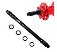 MUQZI Adaptateur QR pour moyeu de roue avant de 12 à 9 mm - 148 mm - Dégagement rapide pour VTT et vélo de route - Noir