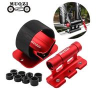 MUQZI-Support de transport pour vélo de route et VTT, dégagement rapide, axe traversant, support de fourche Electrolux, toit de voiture, livraison directe, T1 Front Rear Red