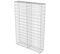 Mur À Gabion Avec Couvercles Acier Galvanisé 100 X 20 X 150 Cm