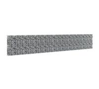 vidaXL Mur à gabion avec couvercles Acier galvanisé 600x30x100 cm Jardin/Terrasse