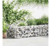 Mur Gabion Acier Galvanisé Avec Couvercles Pour Aménagement Paysager 600x50x50 Cm