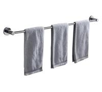 Mur à Serviette monté sur Le Mur de Grande Taille, Rail de Barre de Serviette, 30 cm - Record de Serviette Simple 120 cm pour Salle de Bain, Cintre à Vaisselle de Cuisine, Tige de Serviette Finale