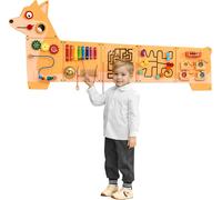 Mur d'activités VEVOR avec motif de chiots, 12 activités, jouet mural sensoriel Montessori pour enfants de 3 à 12 ans, centre d'activités d'apprentissage Montessori, idéal pour les salles de jeux des