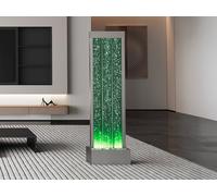 Mur de bulles d'eau - LEDs à couleurs changeantes- H. 150 cm - Gris - BLENNIE