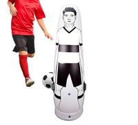 Mur de défense d'entraînement de football, aide à la pratique des coups francs, taille du pleine hauteur, panneau de blocage en PVC, design de gonflage renforcé, équipement d'entraînement de