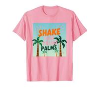 Mur de fête Tropical Shake Your Palms Palms sur la Plage T-Shirt, Homme, Rose, 3XL