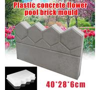 Mur de fleurs en béton, clôture de jardin, route, parterre de fleurs, décoration, pavage, fabrication de plastique, ciment Antique réutilisable, moule en brique D