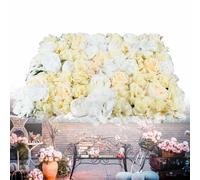 Mur de fleurs Mur de roses artificielles Panneaux muraux de fleurs Mariage Rue Fond Décor de sortie