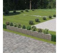Mur De Gabion Acier Galvanisé 630 X 30 X 50 Cm
