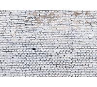 Mur De Papier Peint En Brique Blanche 368x254cm Pour Chambre Et Salon