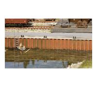 Mur de quai Faller 131012 H0