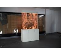 Mur d'eau Wall Colonne avec armoire de séparation Ragal Vitrine murs d'eau LED