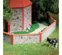 Mur d'enceinte en pierre-HO 1/87-AUHAGEN 42651
