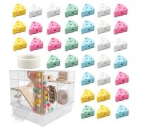 Mur d'escalade en Pierres pour Hamster Accessoires d'exercice en Forme de | accessoire d'escalade pour cage de rongeur Souris, Gerbilles de Syrie, Intérieur Extérieur