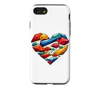 Mur d'escalade Et De Bloc en Forme De Cœur Coque pour iPhone SE (2020) / 7/8