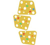 Mur d'escalade Indoor Cheesy pour enfants avec prises | Structure d'escalade chambre d'enfant