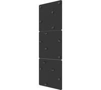 Mur d'escalade Indoor Noir + tableau à craies pour enfants avec poignées Gris | Structure d'escalade Chambre d'enfant