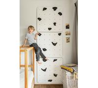 Mur d'escalade Indoor pour enfants avec prises | structure d'escalade chambre d'enfant